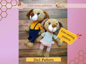 Dog Amigurumi Crochet Pattern – Easy Amigurumi Patterns Dog