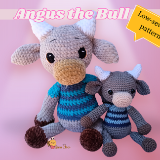 Angus the Bull (PDF Pattern)