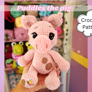 Puddles the pig- PDF PATTERN