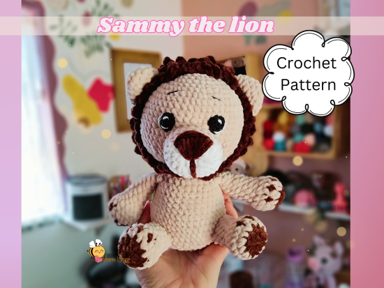 Sammy the Lion - PDF Pattern