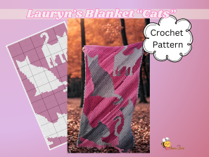 Cat Afghan C2C Crochet Pattern (Lauryn's Blanket)