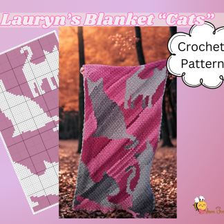 Cat Afghan C2C Crochet Pattern (Lauryn's Blanket)