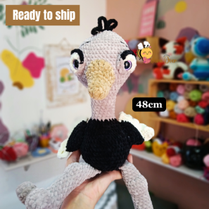 Black and Grey Ostrich R350
