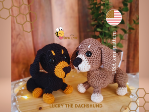Lucky the Dachshund Pattern