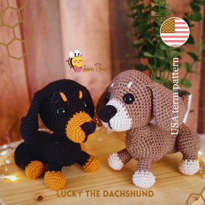 Lucky the Dachshund Pattern