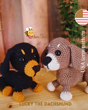 Lucky the Dachshund Pattern