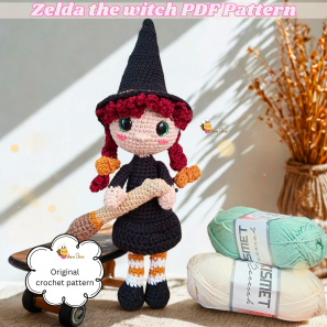 cute crochet witch pattern