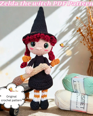 cute crochet witch pattern