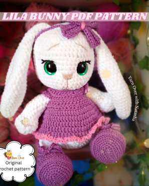 Lila Bunny- PDF Pattern