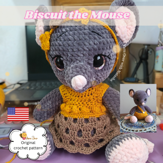 Biscuit the Mouse- PDF Pattern