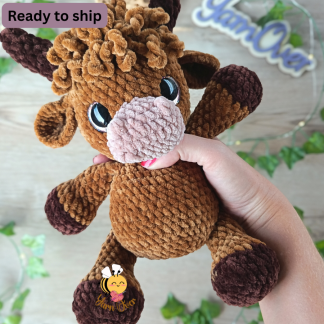 Highland cow brown (Ready to ship)