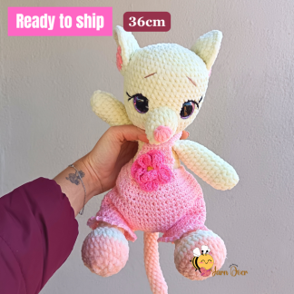 Plush soft velvet Mouse (removable pants)  Finished toy