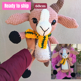 Plush soft velvet springbok - Finished toy