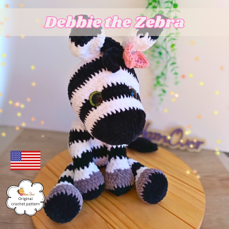 Debbie the Zebra (PDF PATTERN ONLY)