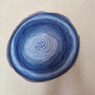 Ombre dark blue 1 ball
