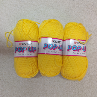 popup yellow x 3 balls